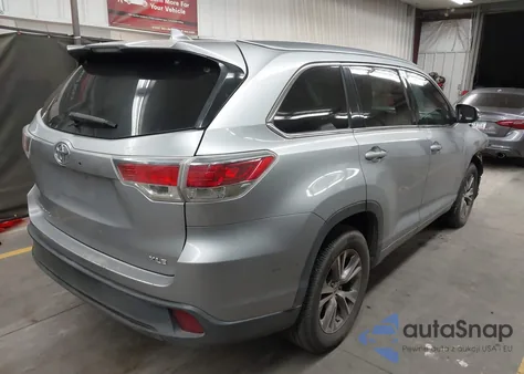 2015 Toyota Highlander Xle V6 из США, поврежденный, VIN 5TDKKRFH1FS119055